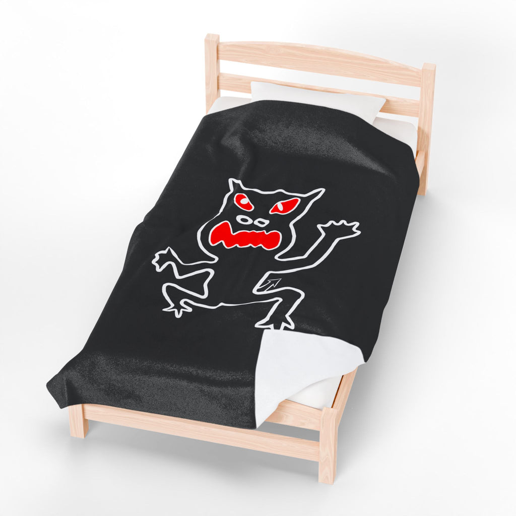 Bad Ben Velveteen Plush Blanket — Stay warm with Ben this winter!