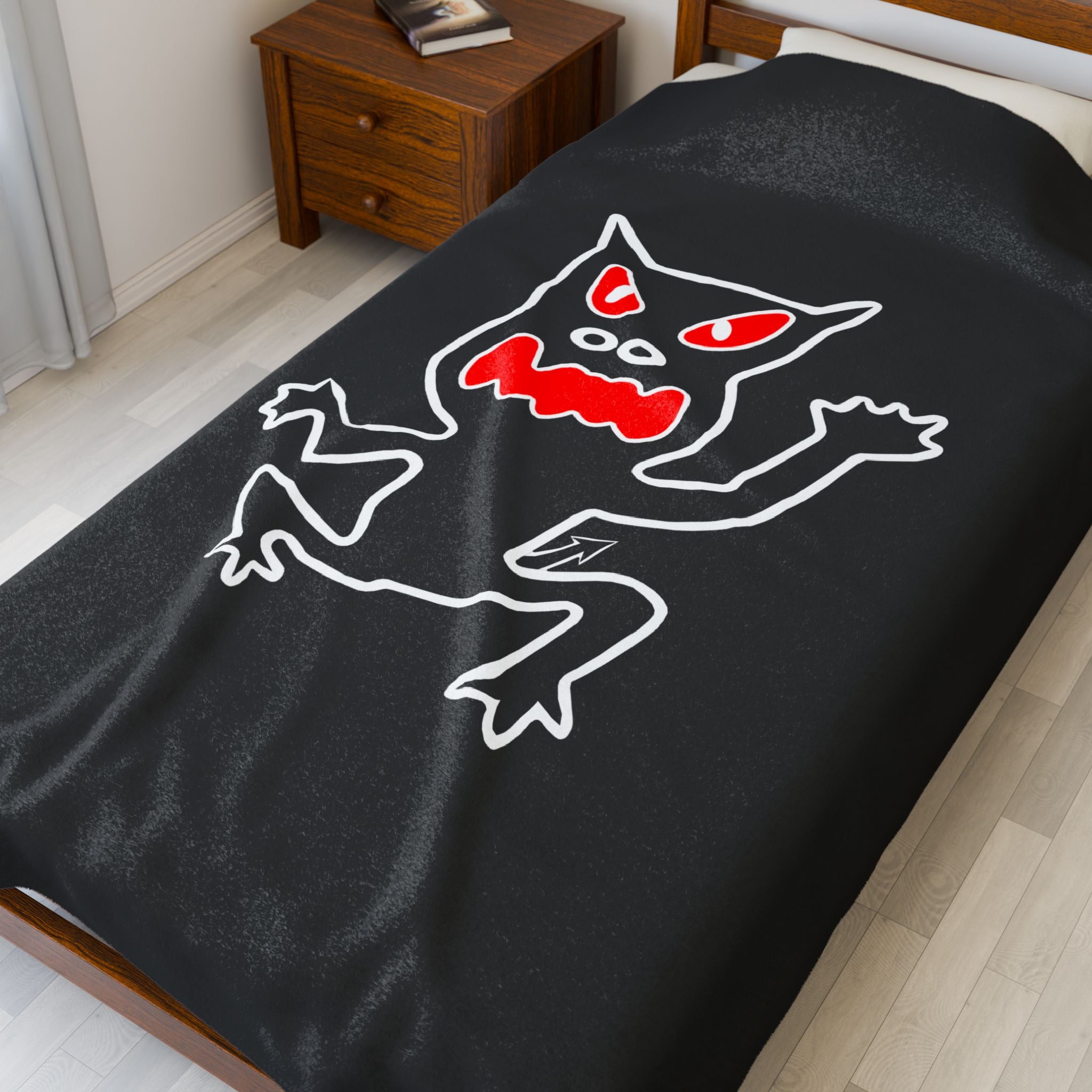 Bad Ben Velveteen Plush Blanket — Stay warm with Ben this winter!